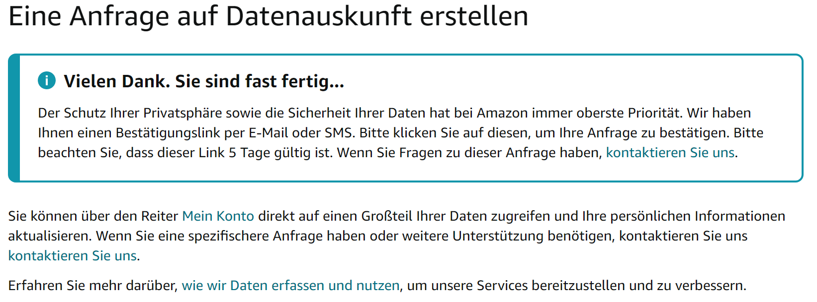 Bestätigung